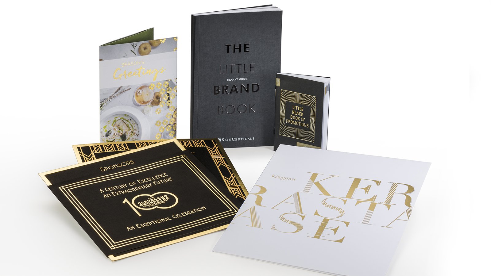 Collateral: Brand book, fliers, folders, and brochures