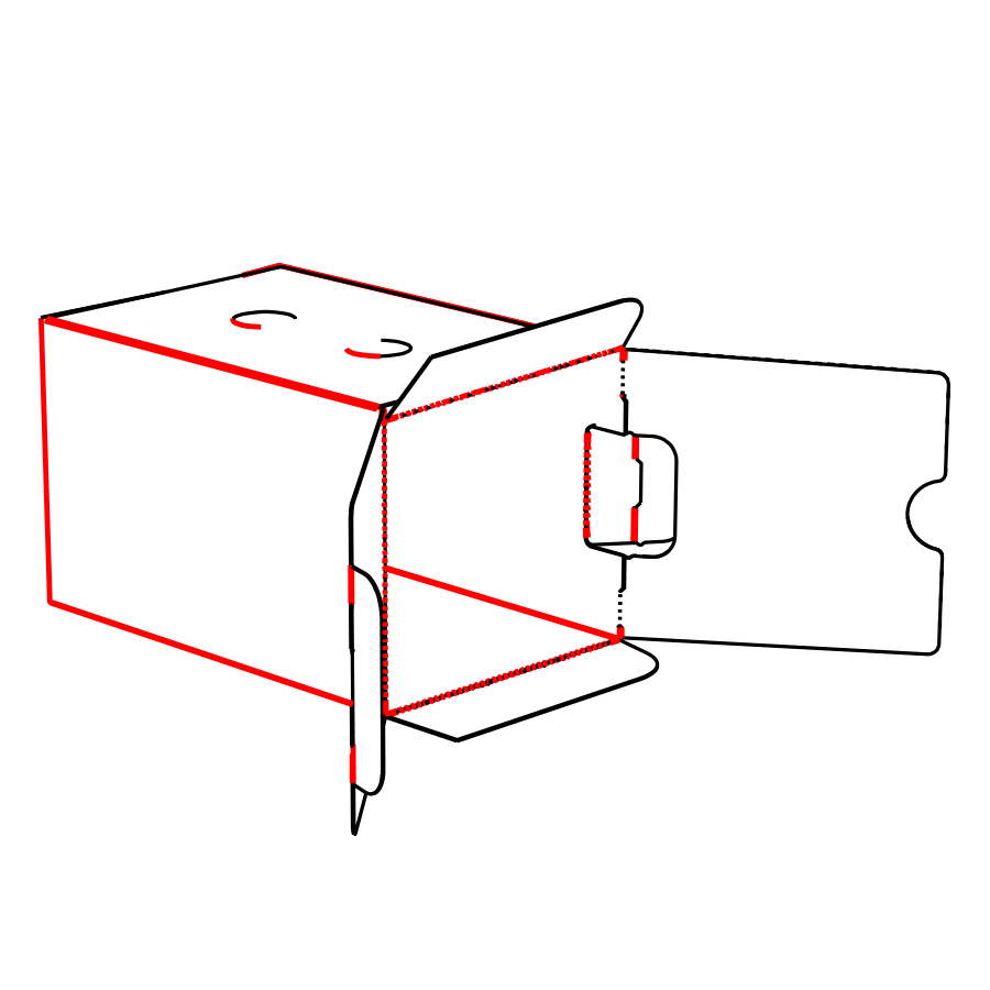 6 Pack Standard Cans outline