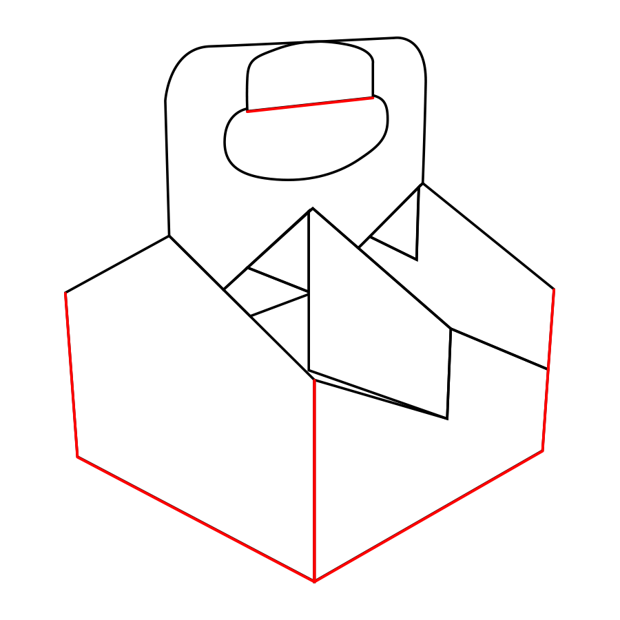 4 Pack outline