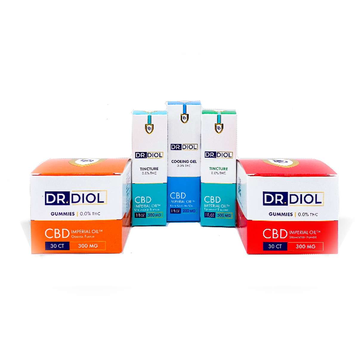 Dr. Diol CBD gummie packaging