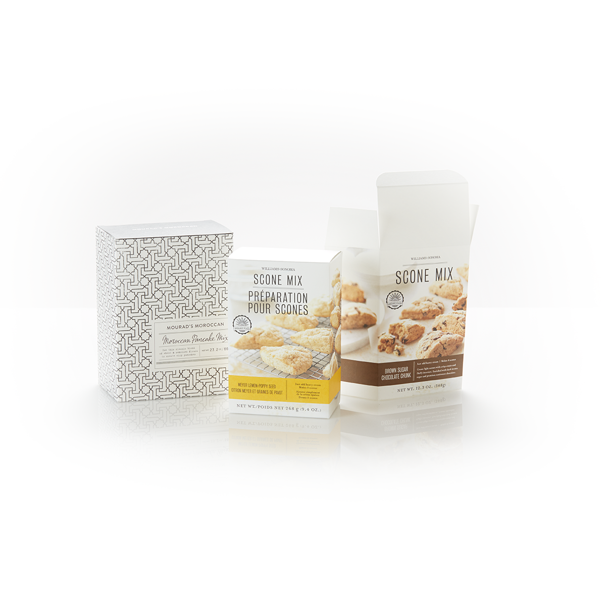 Sonoma scone mix packaging