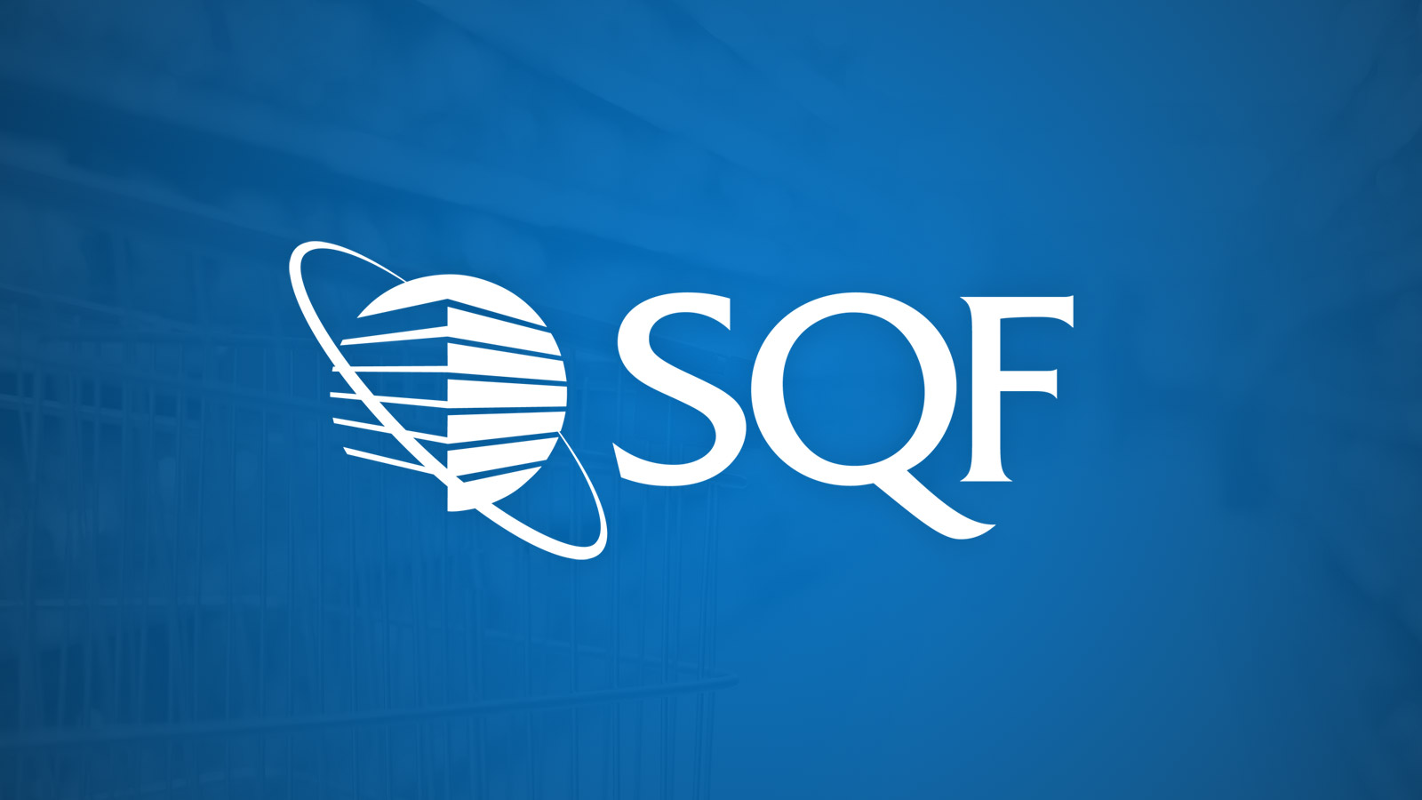 SQF logo on blue background