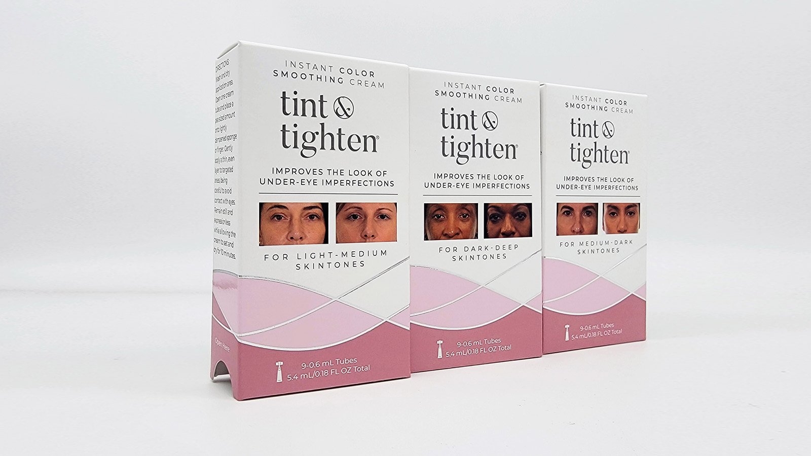 Tint & Tighten beauty packaging