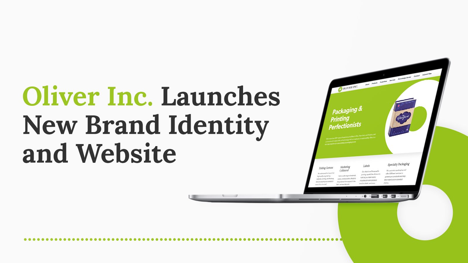 Oliver Inc. launches new brand identity and website