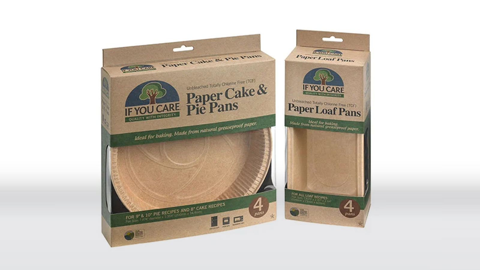 Paper Cake & Pie Pans packaging