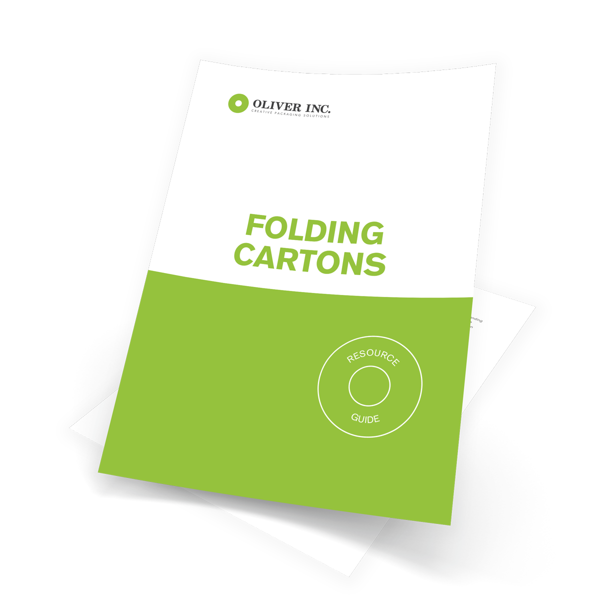 Oliver Folding Cartons Sheet cover