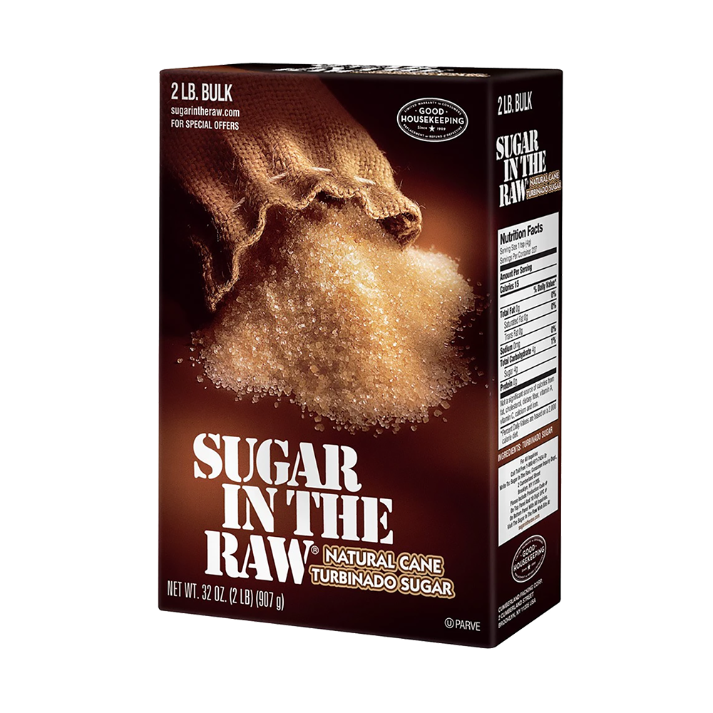 Sugar in the Raw packaging