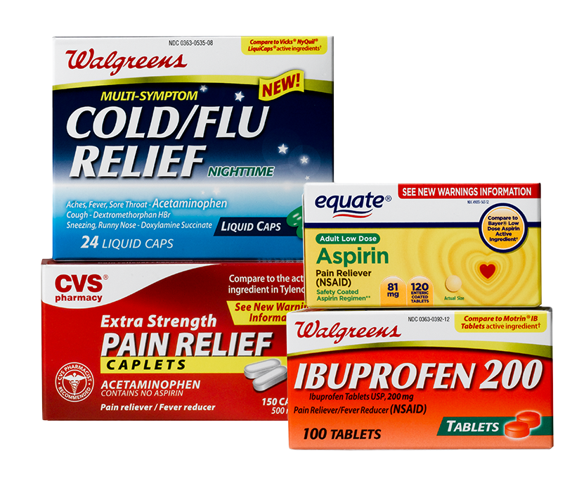 cold medicine folding cartons